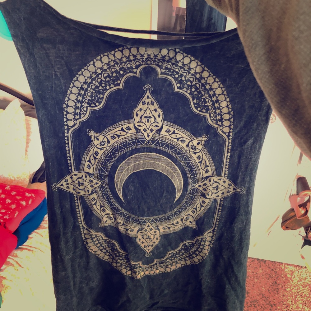Open back shirt